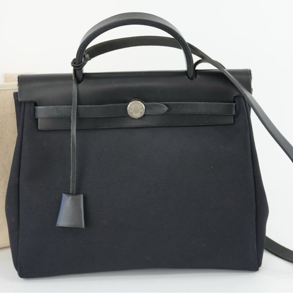 Black Handbag with Top Handle - Picture 1 of 12